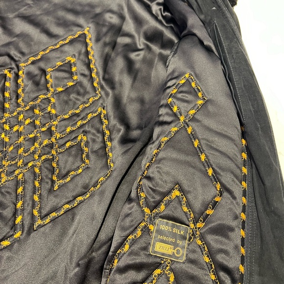 Zilli 100% Silk Jacket with fur - Picture 2 of 6